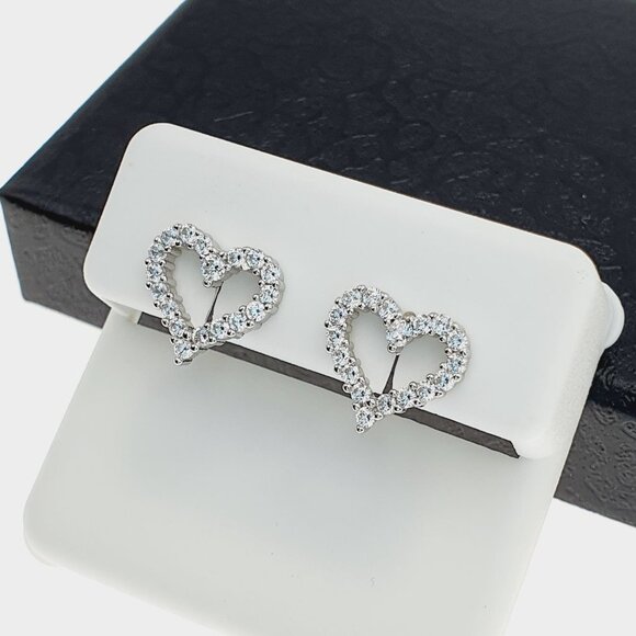 "925 sterling silver luxury CZ earrings for women/girls, Best for gift, RJUS2239 - Picture 8 of 11